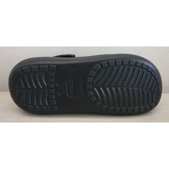 Crocs 207521 Unisex Women's Sz 9 Men's Sz 7 Black Classic Crush Platform Clogs - Picture 5 of 8